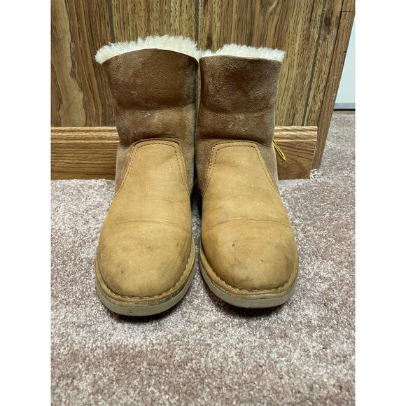 UGG size 6 Naiyah shearling winter ankle boots sheepskin suede women's - Picture 7 of 13